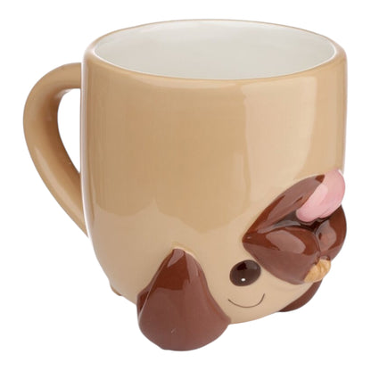 Schattige honden Ondersteboven Mok (500 ml)